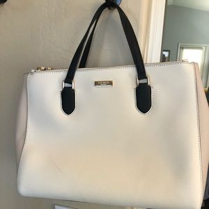 Kate Spade White and Pink Tote